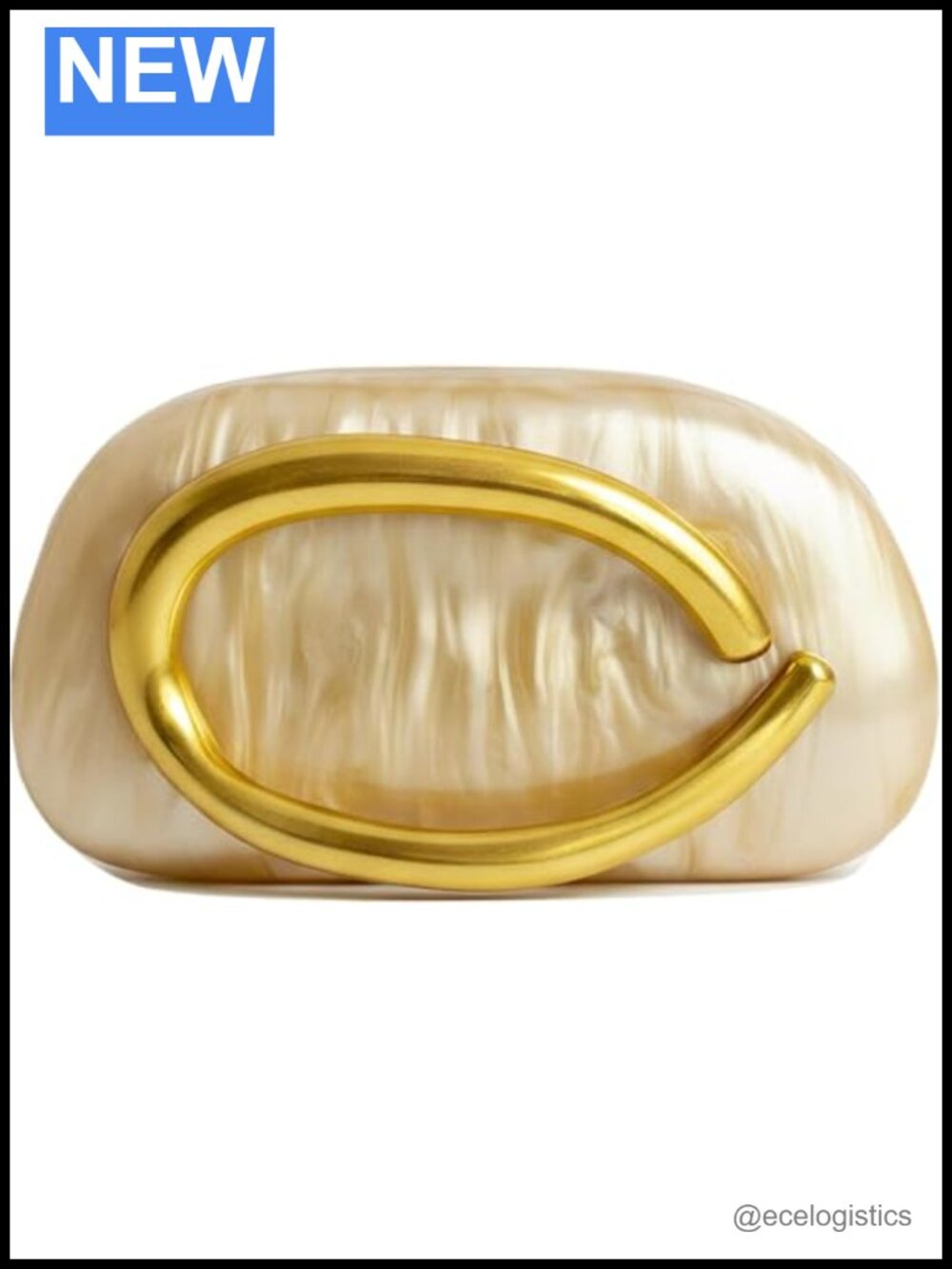 Acrylic Clutch Purse Women Evening Bag PU Leather Shoulder Handbag Wedding